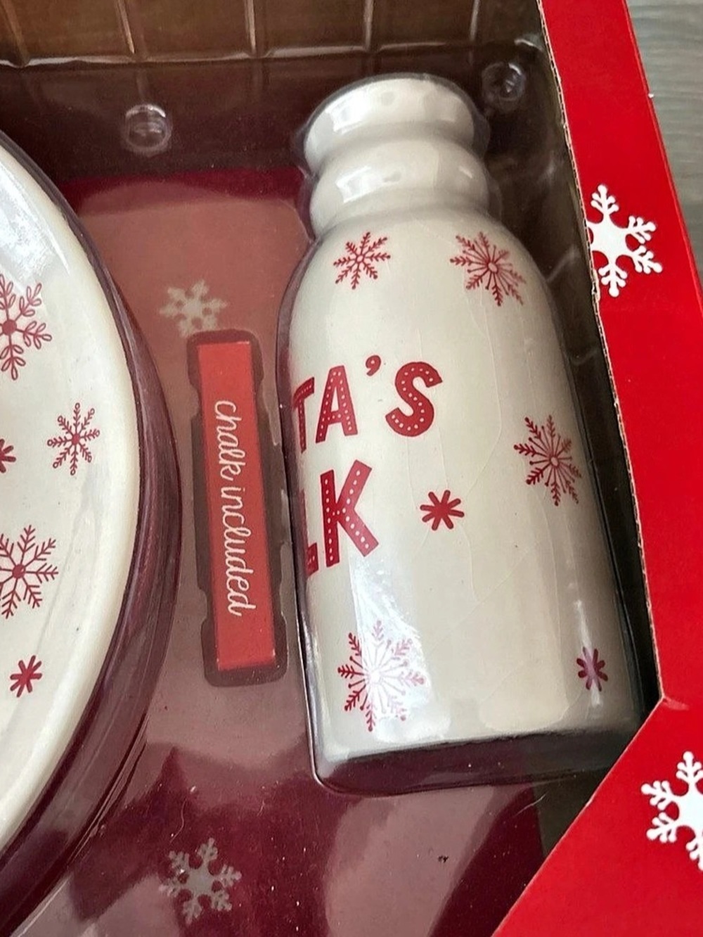2016 Tiny ideas Santa's Cookie Set Holiday Plate & Mug Set - Picture 2 of 7